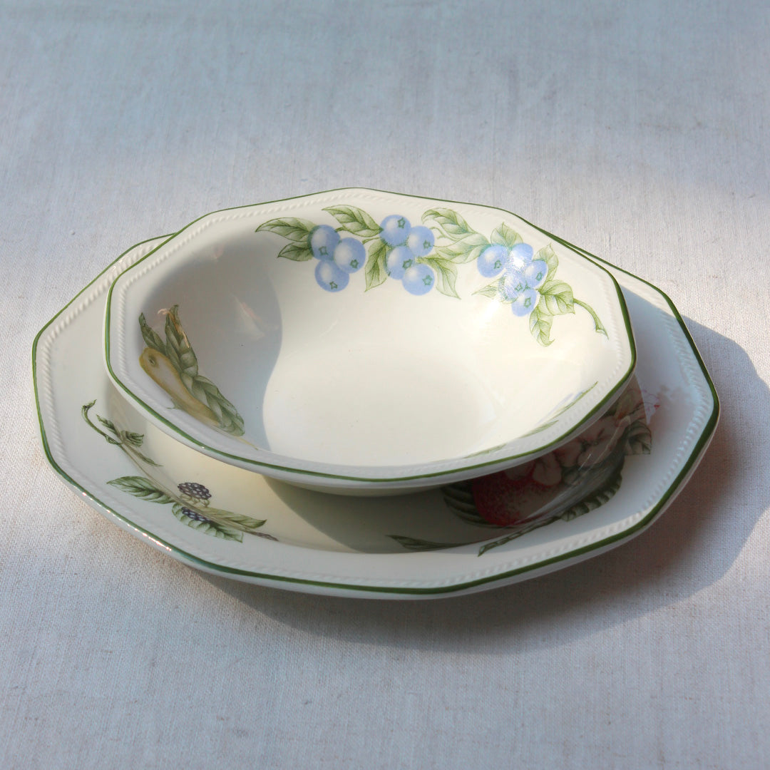 6 assiettes creuses Churchill vintage