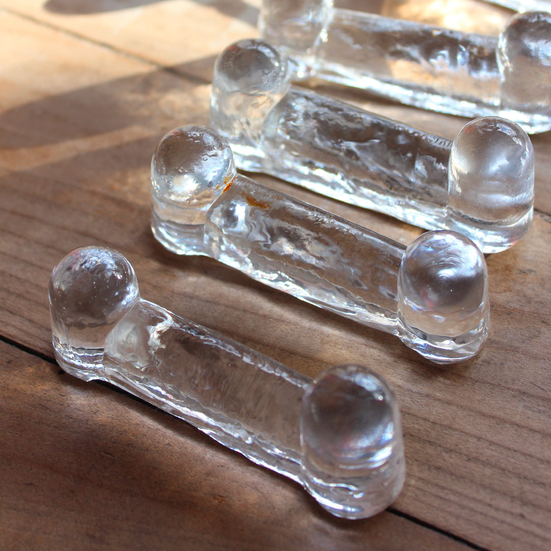 Porte couteaux en verre de Biot