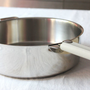 Sauteuse en inox 18/10 avec manche amovible