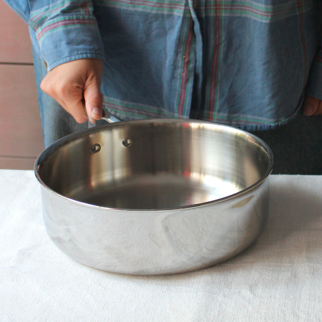 Sauteuse Castel Pro inox 18/10 cristel