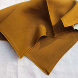 Serviettes de table 100% lin uni