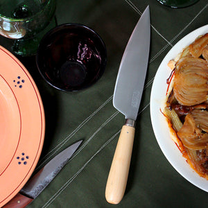 Couteau utilitaire espagnol en inox manche en buis