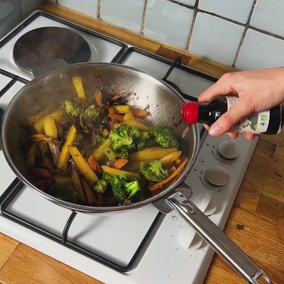 Wok en inox 18/10 avec manche amovible Cristel Casteline