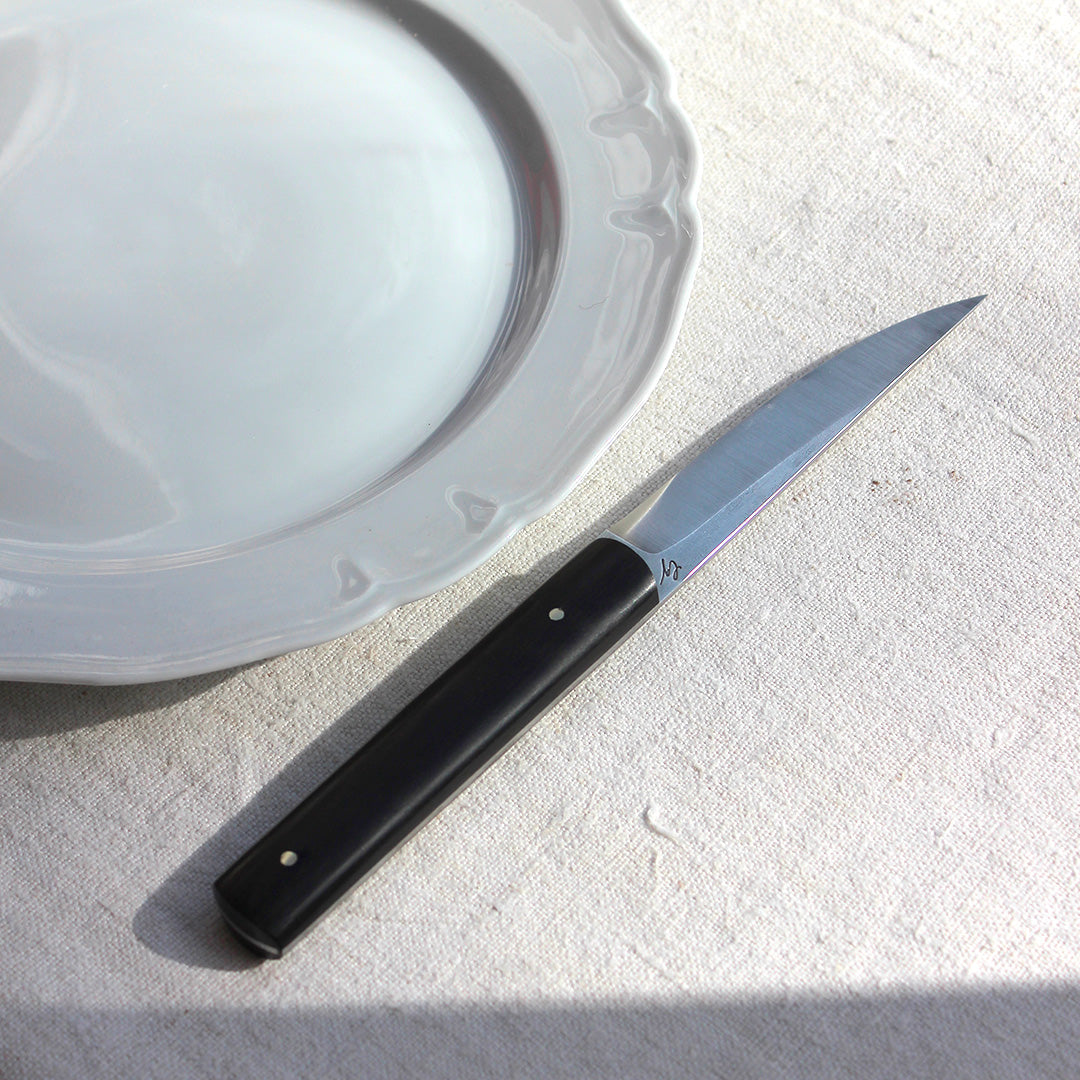 couteau de table manche noir