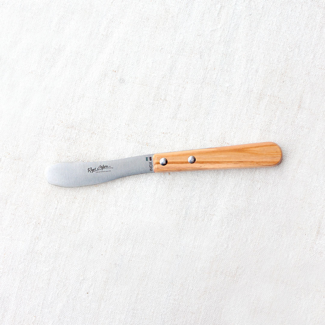Couteau à beurre manche en bois d'olivier
