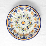 6 grandes assiettes dépareillées style bistrot