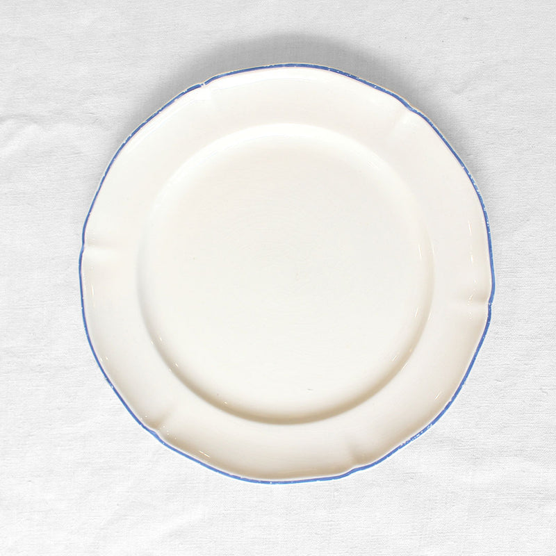 6 grandes assiettes dépareillées style bistrot