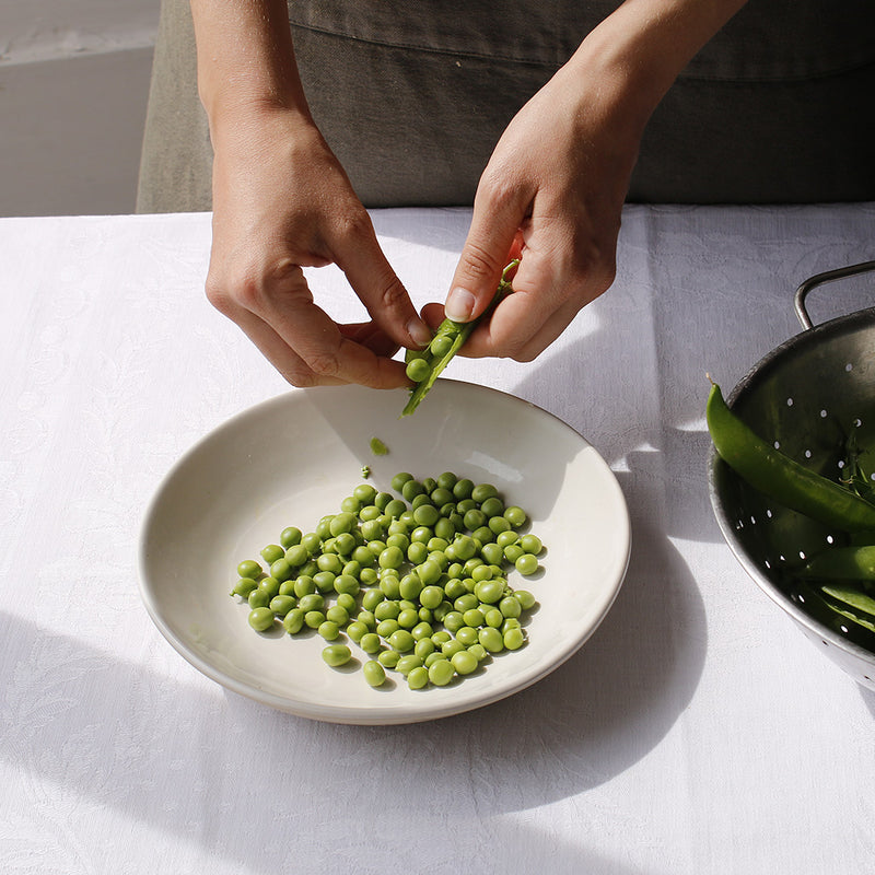 Assiette égouttoir en grès