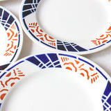 8 assiettes plates “Gaby” art déco