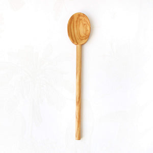 Cuillère de cuisine artisanale en bois d’olivier